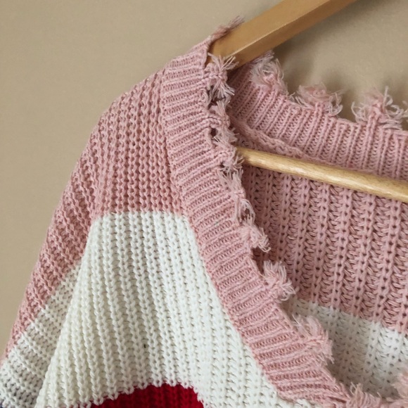 Frayed Multi Sweater - Picture 4 of 8